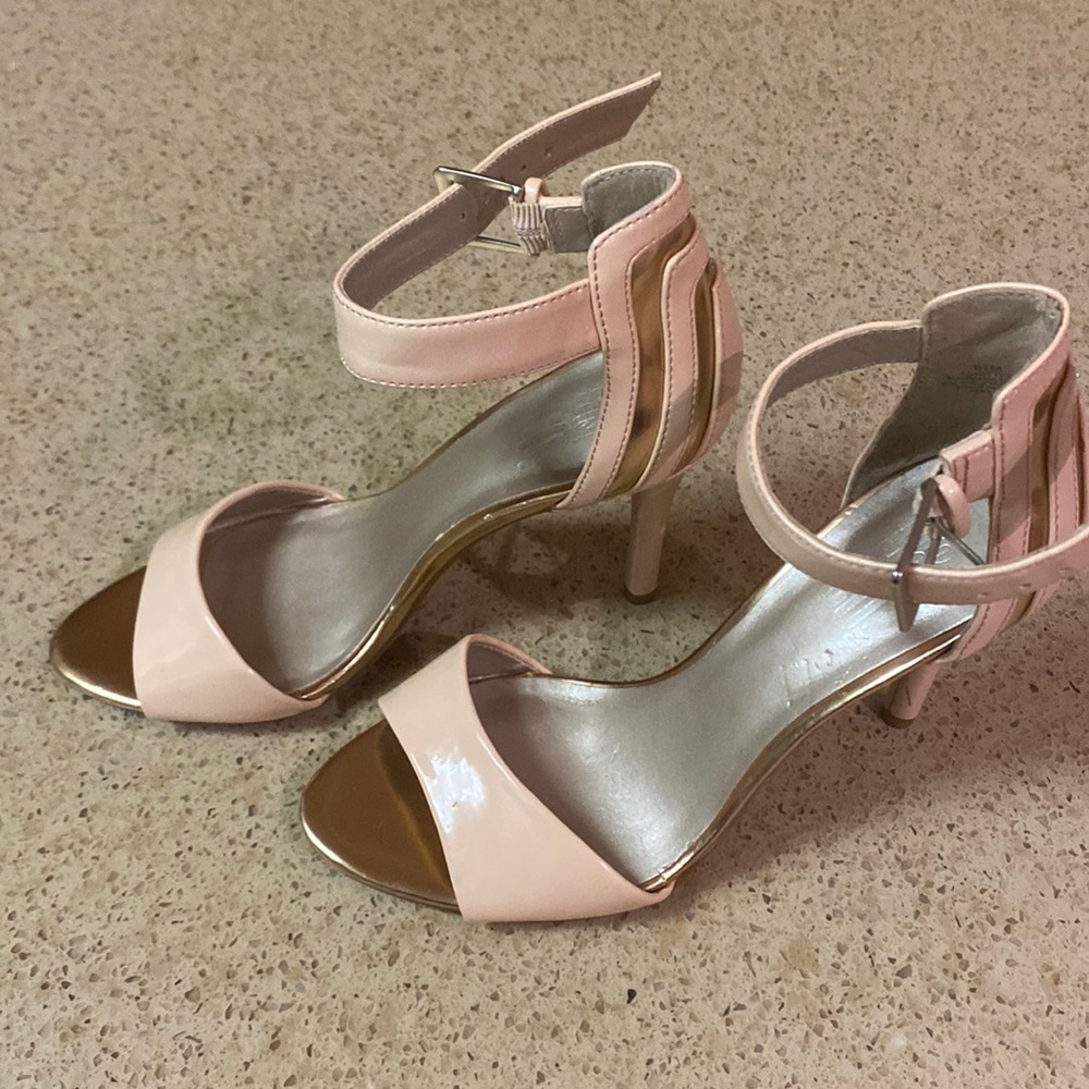 Gently worn pink and rose colored heels. Only worn once.